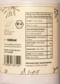 Bio Ahornsirup Grade A 1 L -CEREALS HOUSE Geschaft AHORN 001 LABEL 02
