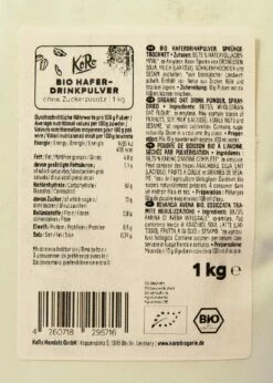 CEREALS HOUSE Geschaft -CEREALS HOUSE Geschaft BIO Haferdrink Pulver 09