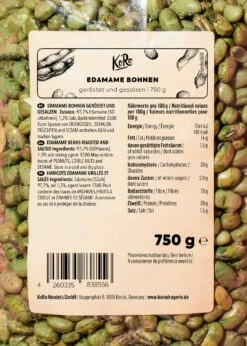 Geröstete Und Gesalzene Edamame Bohnen 750 G -CEREALS HOUSE Geschaft BOHNE 005 LABELQE2RPTpMUeE0Z