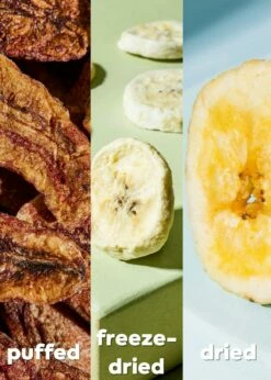 Gefriergetrocknete Bananenscheiben 500 G -CEREALS HOUSE Geschaft Banane getrocknet gepufft oder gefriergetrocknet