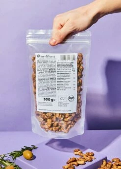 Bio Cashewkerne Mit Olive Und Rosmarin 500 G 11 Bio Cashewkerne Mit Olive Und Rosmarin 500 G -CEREALS HOUSE Geschaft CASOLI 001 002
