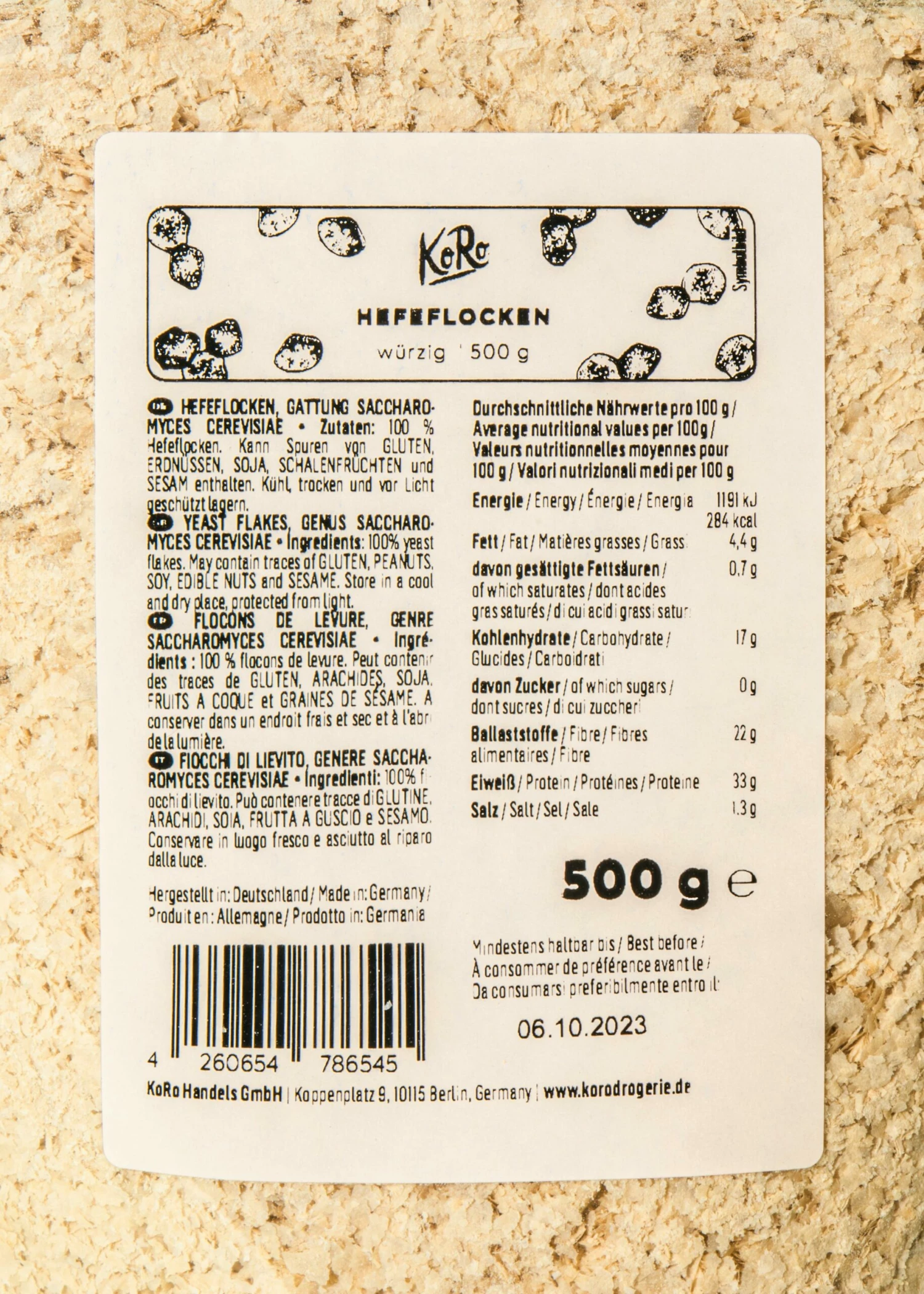 Hefeflocken 500 G 4 Hefeflocken 500 G – Bild 2