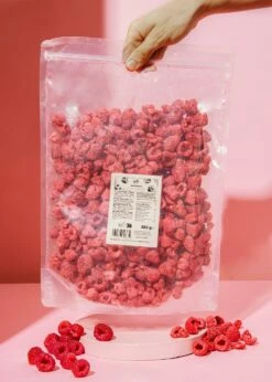 Gefriergetrocknete Himbeeren 350 G -CEREALS HOUSE Geschaft HIM 025 HAND MD