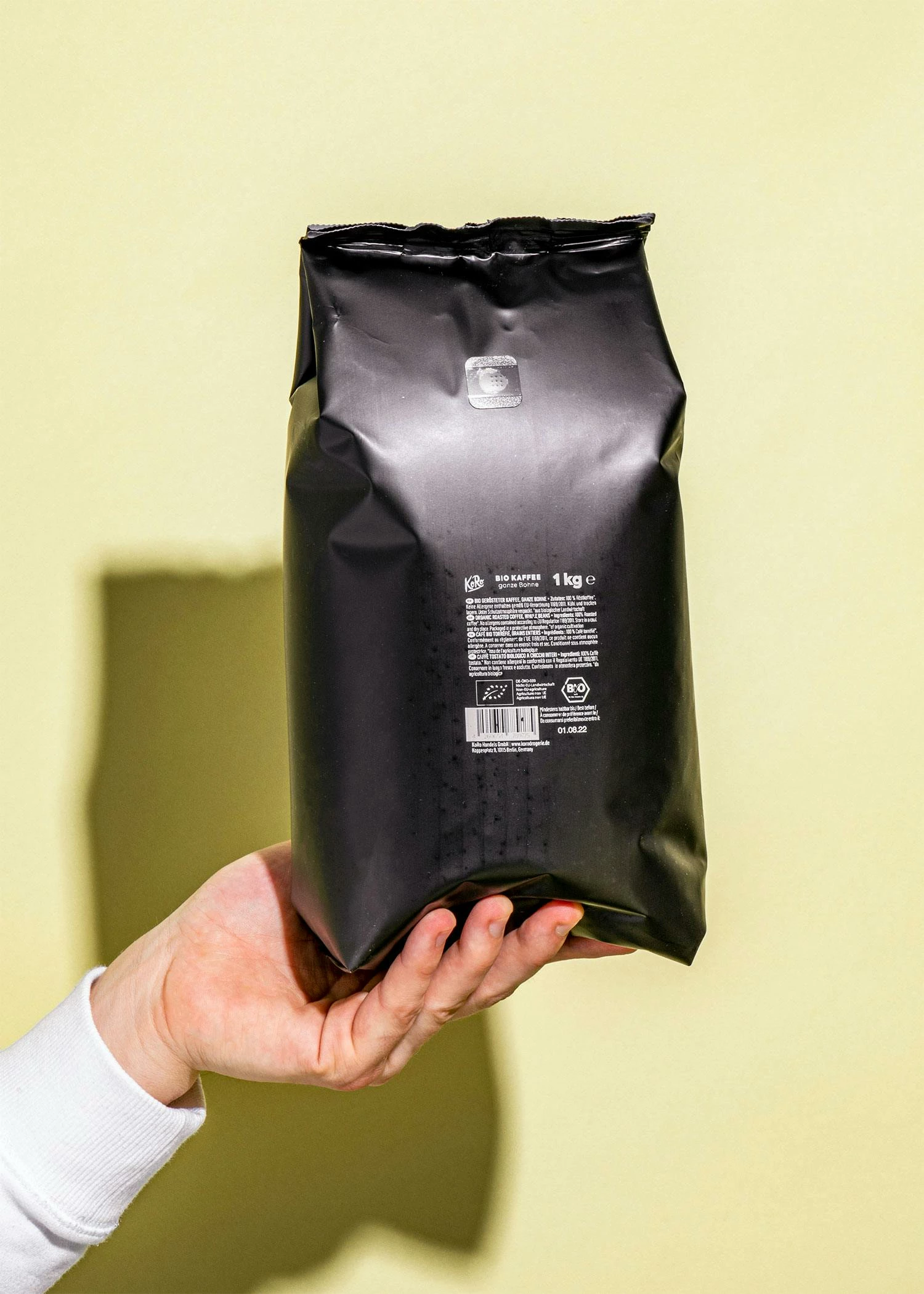 Bio Kaffee Crema Ganze Bohne 1 Kg 6 Bio Kaffee Crema Ganze Bohne 1 Kg – Bild 4