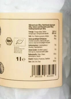 Bio Kokosöl 1 L -CEREALS HOUSE Geschaft KOKOS 002 LABEL 01