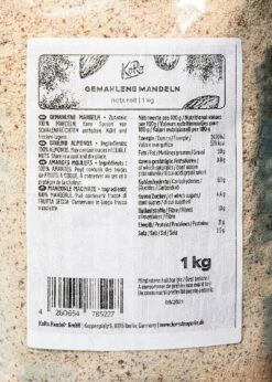 Gemahlene Mandeln 1 Kg -CEREALS HOUSE Geschaft MAND 020 02