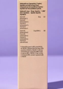 Vitamin D3+K2 MK7 Tropfen All-trans 50 Ml -CEREALS HOUSE Geschaft NEM 018 LABEL2 MD2028129