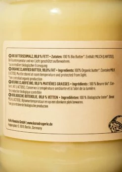 Bio Ghee 420 G -CEREALS HOUSE Geschaft OEL 012 LABEL 01