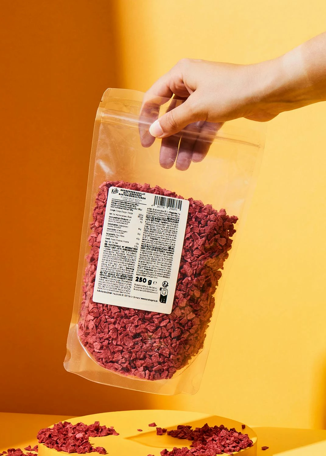 Erdbeergranulat Mit Lebenden Bakterienkulturen 250 G 5 Erdbeergranulat Mit Lebenden Bakterienkulturen 250 G – Bild 4