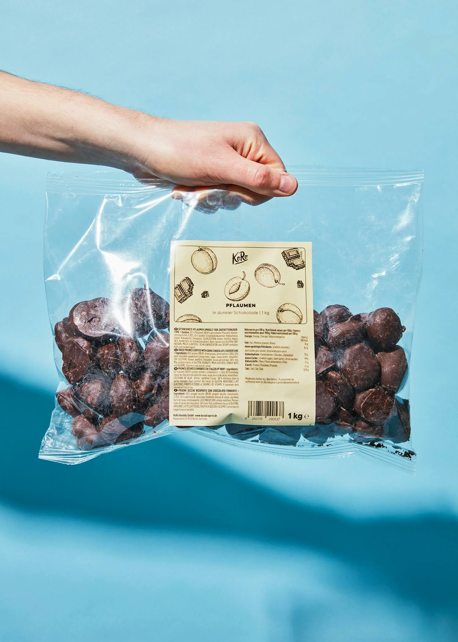 Pflaumen In Dunkler Schokolade 1 Kg 6 Pflaumen In Dunkler Schokolade 1 Kg – Bild 4