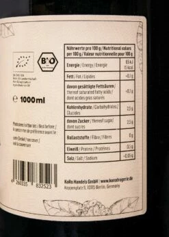 Bio Noni Saft 100 % Direktsaft 1 L -CEREALS HOUSE Geschaft SAFT 004 LABEL 01