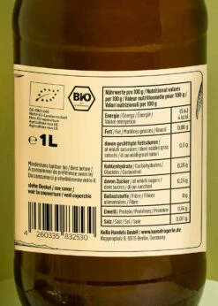 Bio Aloe Vera 100 % Direktsaft 1 L -CEREALS HOUSE Geschaft SAFT 005 LABEL 02