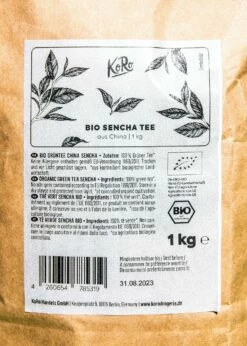 Bio Sencha Tee Aus China 1 Kg 7 Bio Sencha Tee Aus China 1 Kg -CEREALS HOUSE Geschaft TEE 007 04