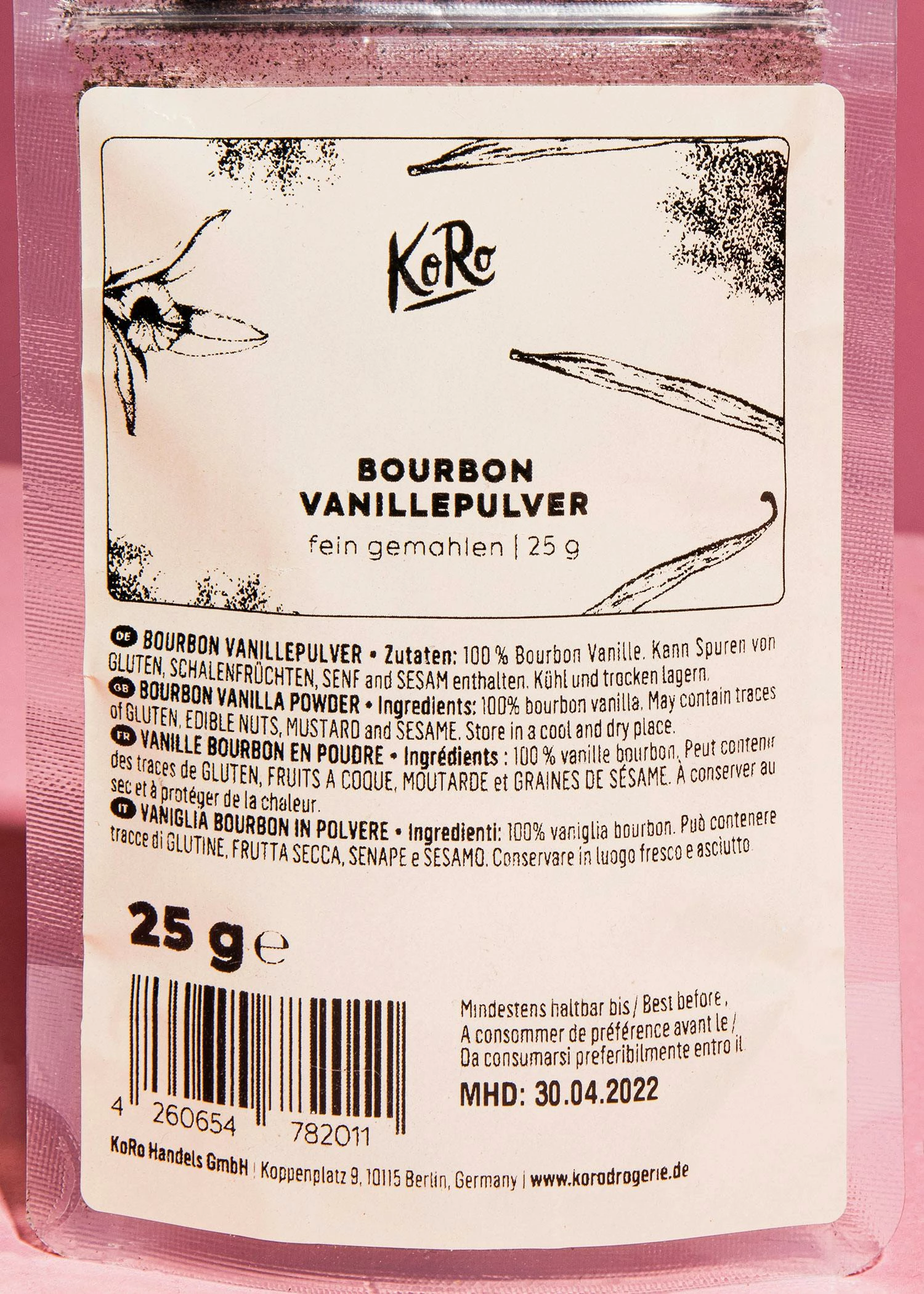 Bourbon Vanillepulver 25 G 4 Bourbon Vanillepulver 25 G – Bild 2